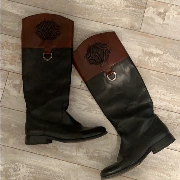 🦋FRYE Melissa Two Toned Riding Boots🦋 - Picture 3 of 4